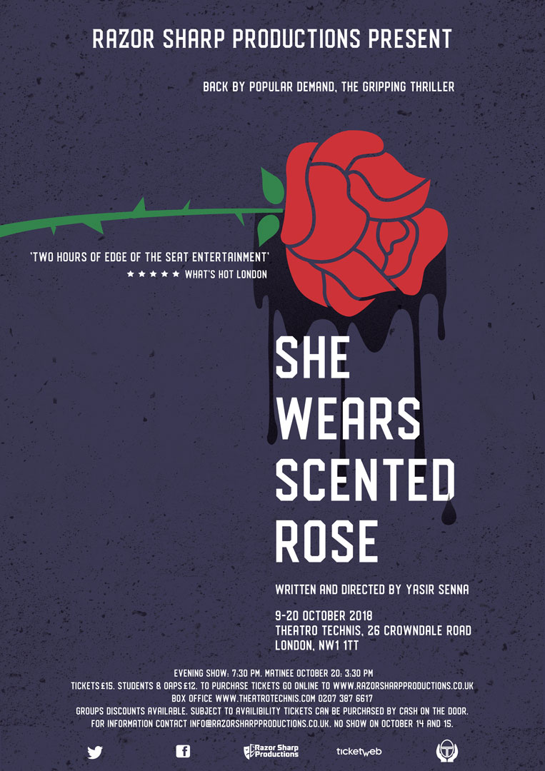 She wears Scented Rose 2018 poster