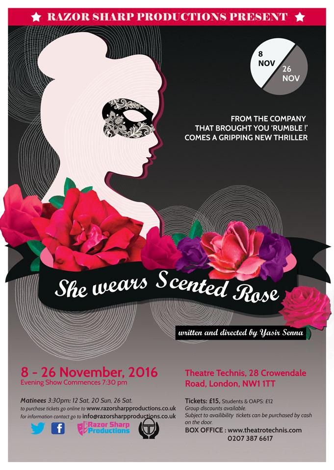 She wears Scented Rose 2017 poster
